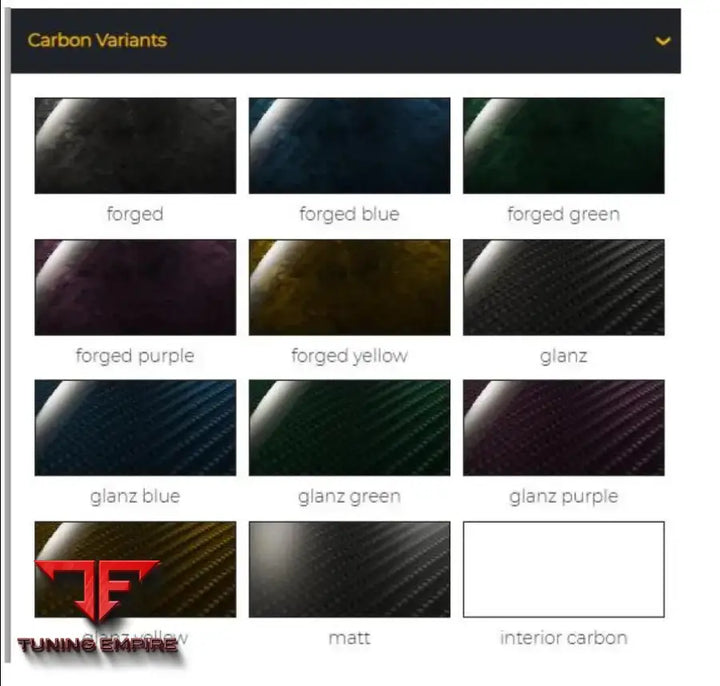 PORSCHE 991.1 GT3 RS CARBON FIBER PARTS