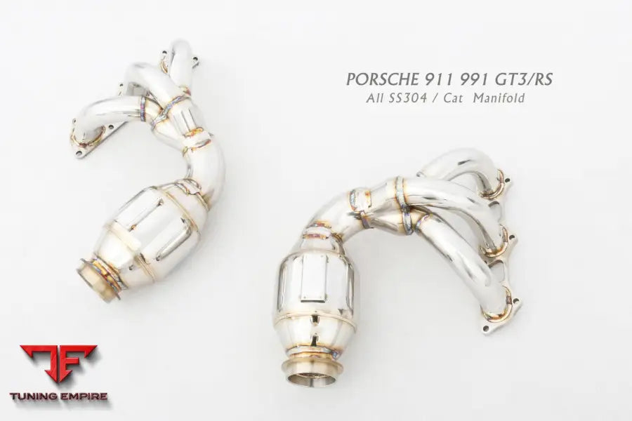 Porsche 991 Gt3 All Ss304 Cat Manifold Exhaust System