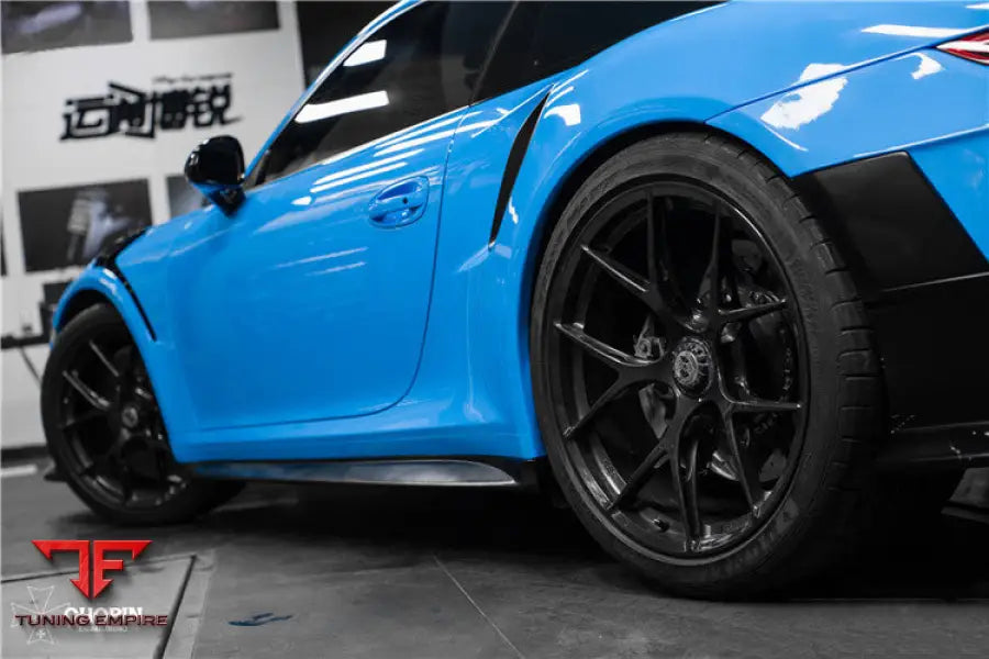 PORSCHE 991 / TURBO S GT2RS CARBON FIBER SIDE SKIRTS BSD