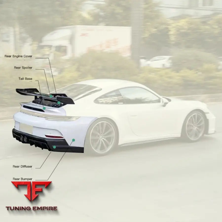 PORSCHE 992 DRY CARBON FIBER BODY KIT PARTS