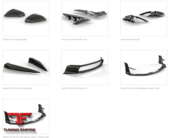 PORSCHE 992 GT3 RS CARBON FIBER PARTS