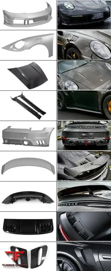 PORSCHE 992 TURBO S CARBON FIBER PARTS