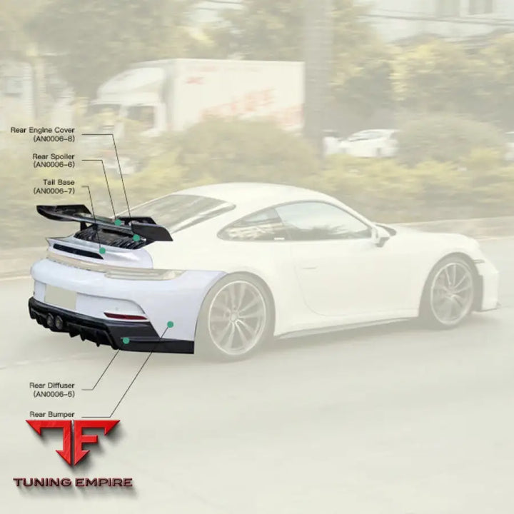 PORSCHE 992 UPGRADE GT3 STYLE DRY CARBON BODY KIT