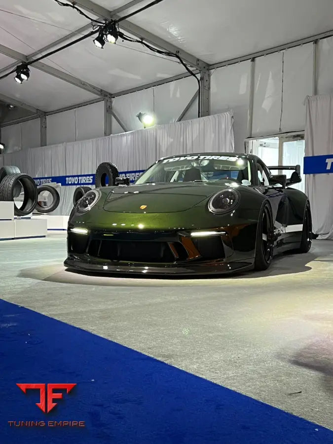 PORSCHE BODY KIT AND FORGED WHEELS-13