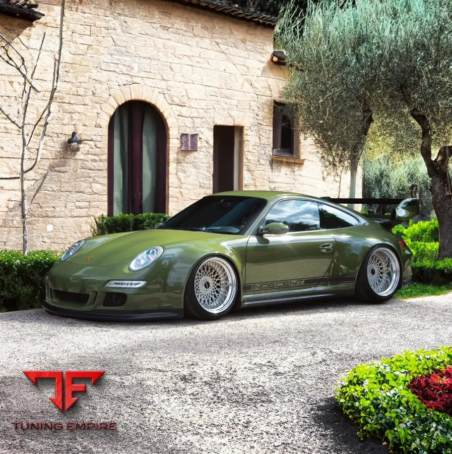 PORSCHE BODY KIT AND FORGED WHEELS-35