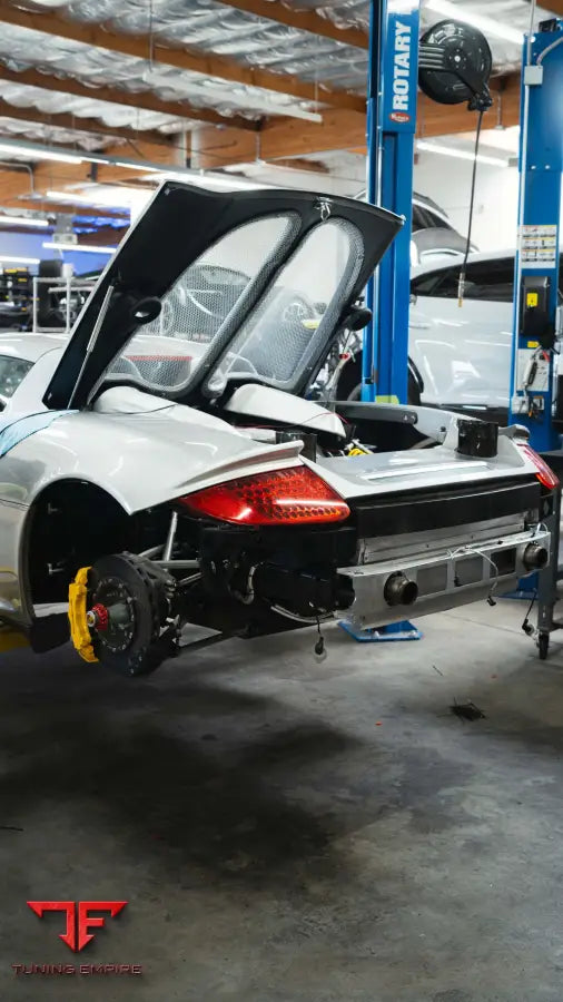 PORSCHE CARRERA GT FORGED WHEELS AND EXHAUST SYSTEM