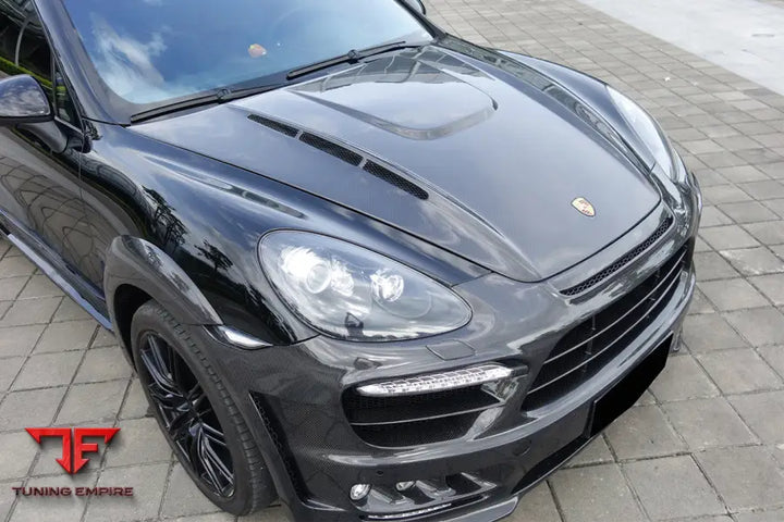 PORSCHE CAYENNE 958.1 HM STYLE CARBON FIBER HOOD BSD