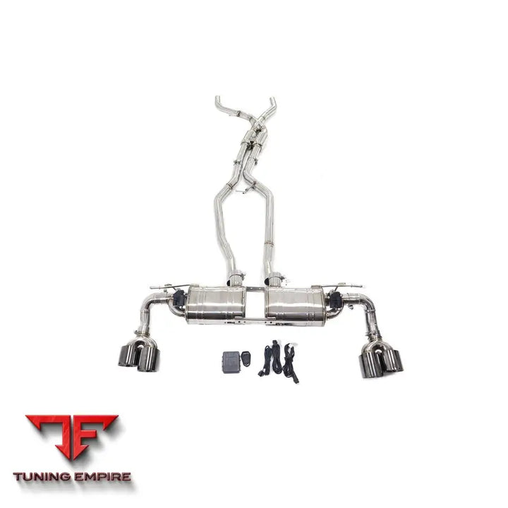 PORSCHE CAYENNE 958 3.0T STAINLESS STEEL CATBACK RAZOR EXHAUST WITH MUFFLER VALVE