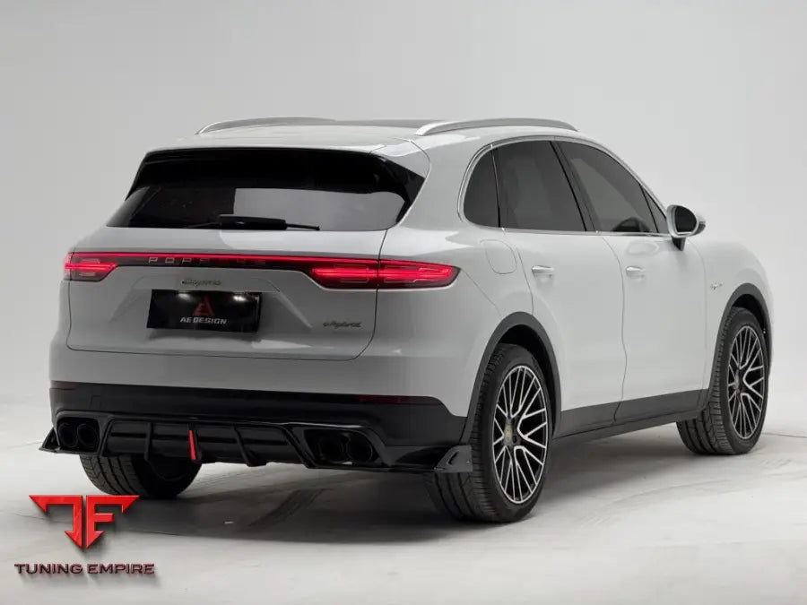PORSCHE CAYENNE 9Y0.1 9Y0.2 COUPE 9Y3.1 9Y3.2 BASE S TURBO 2019-ON AE REAR DIFFUSER & CANARDS