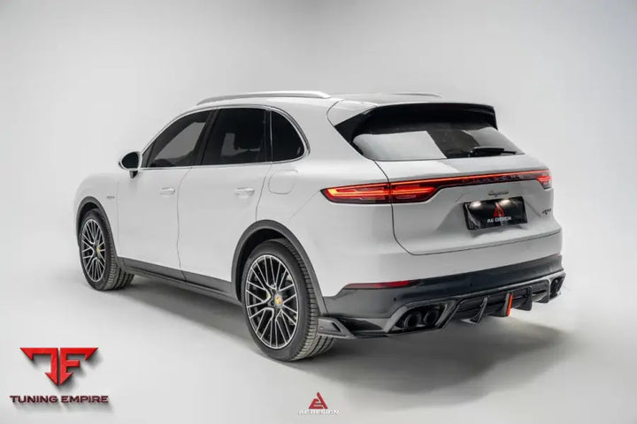 PORSCHE CAYENNE 9Y0.1 9Y0.2 COUPE 9Y3.1 9Y3.2 BASE S TURBO 2019-ON AE REAR DIFFUSER & CANARDS