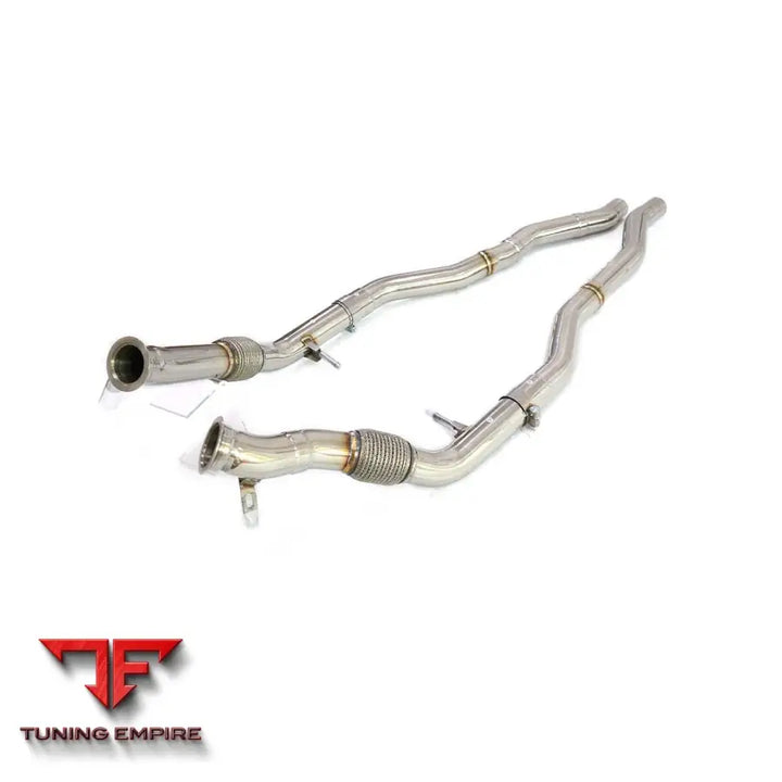 PORSCHE CAYENNE 9Y0 3.0T STAINLESS STEEL RESONANT TUBE RAZOR EXHAUST WITH MUFFLER VALVE
