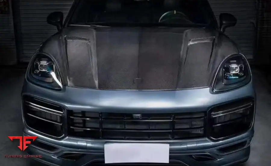 PORSCHE CAYENNE 9Y0 CARBON FIBER ENGINE BONNET HOOD