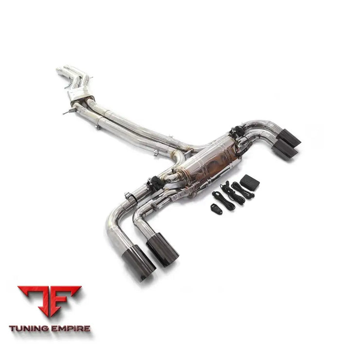 PORSCHE CAYENNE 9YA 4.0T STAINLESS STEEL CATBACK RAZOR EXHAUST WITH MUFFLER VALVE