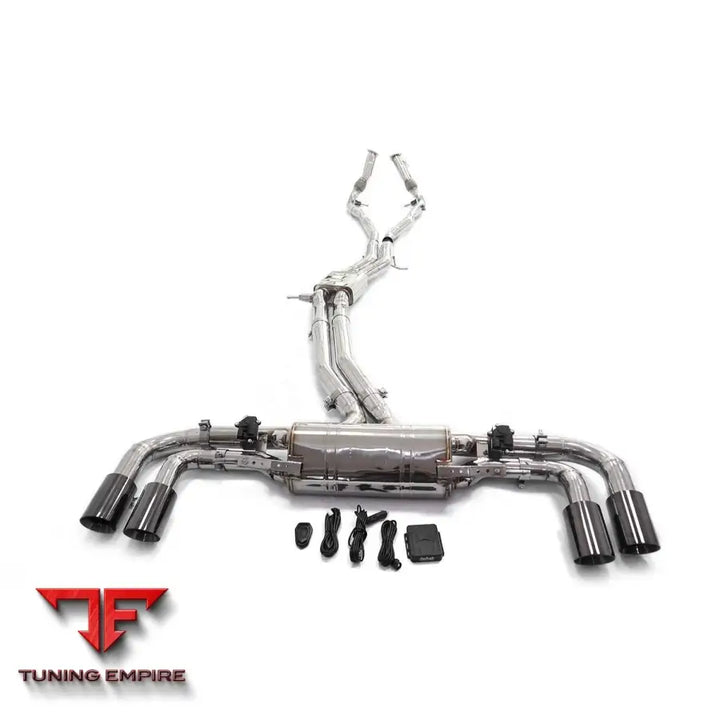 PORSCHE CAYENNE 9YA 4.0T STAINLESS STEEL FRONT TUBE CATBACK RAZOR EXHAUST WITH MUFFLER VALVE