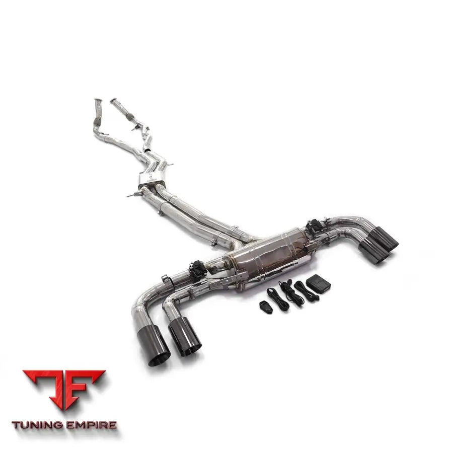 PORSCHE CAYENNE 9YA 4.0T STAINLESS STEEL FRONT TUBE CATBACK RAZOR EXHAUST WITH MUFFLER VALVE