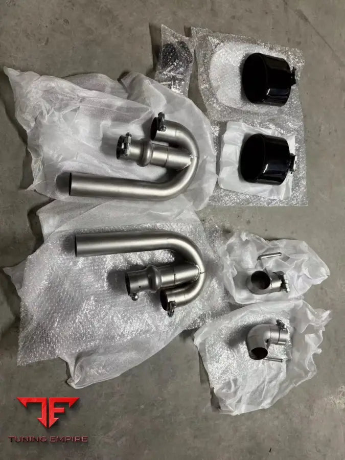 PORSCHE CAYENNE COUPE CENTER PIPE TURBO STYLE UPGRADE