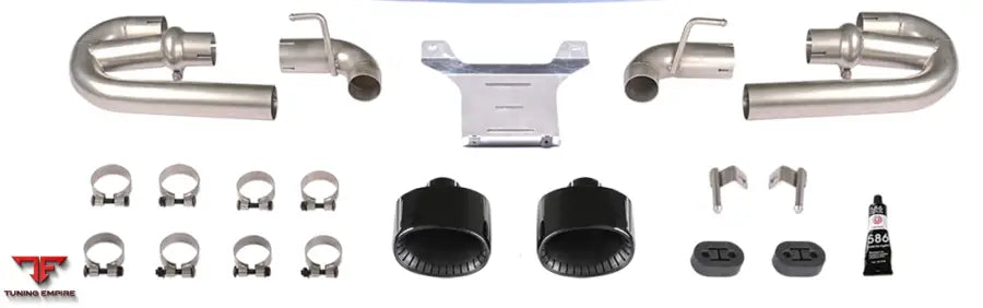 PORSCHE CAYENNE COUPE CENTER PIPE TURBO STYLE UPGRADE