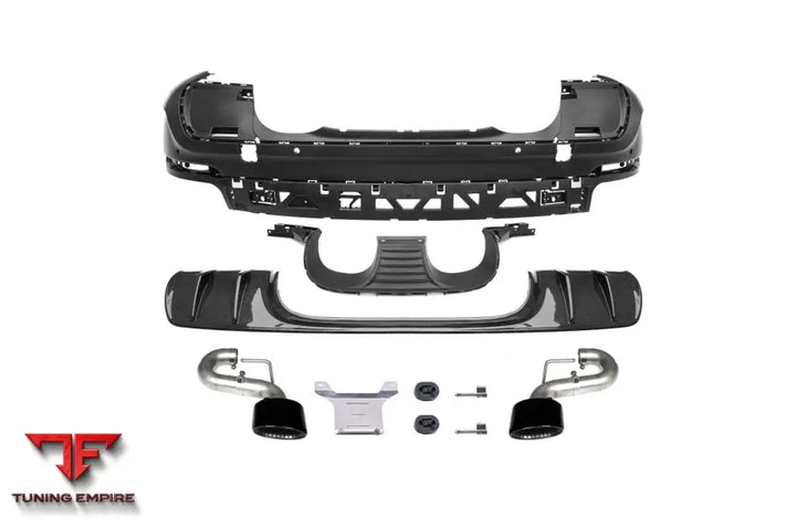 PORSCHE CAYENNE COUPE CENTER PIPE TURBO STYLE UPGRADE