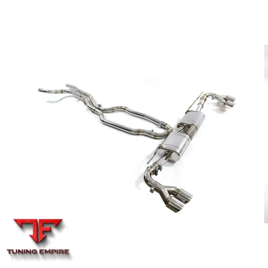 PORSCHE CAYENNE S GTS 958.1 4.8L STAINLESS STEEL CATBACK RAZOR EXHAUST DOWNPIPE WITHOUT MUFFLER VALVE