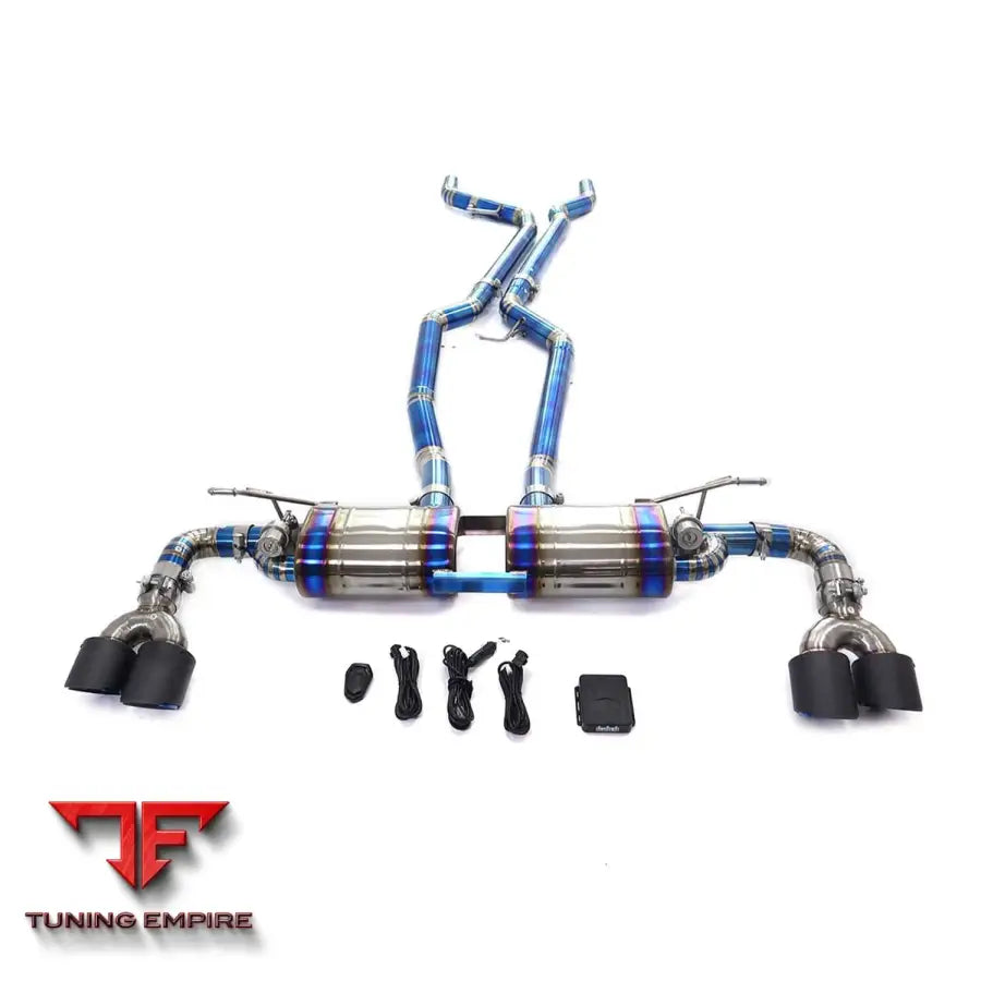 PORSCHE CAYENNE TURBO 958 4.8T STAINLESS STEEL CATBACK RAZOR EXHAUST WITH MUFFLER VALVE