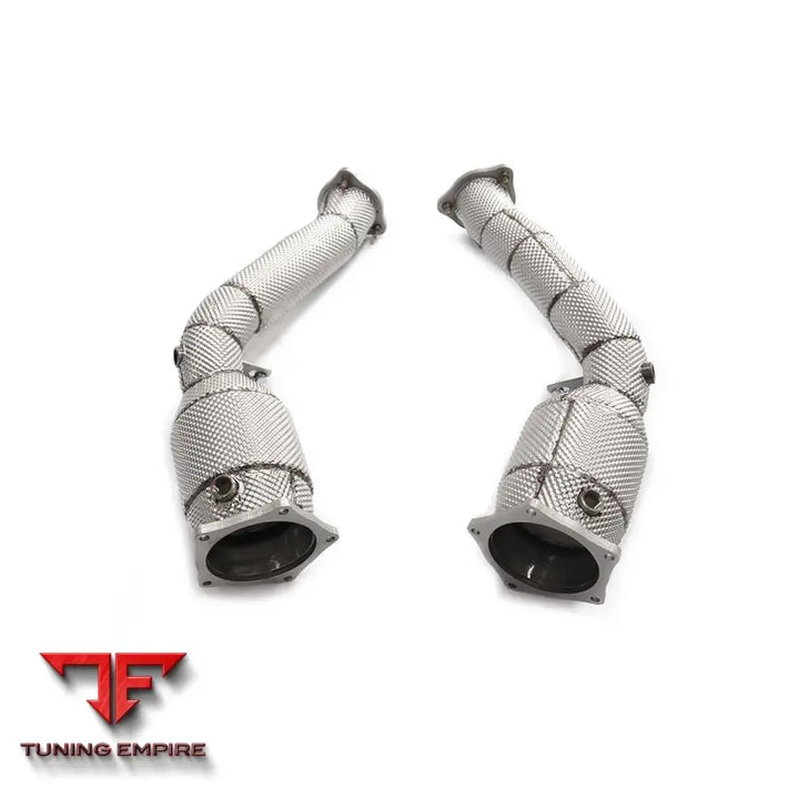PORSCHE CAYENNE TURBO 958 4.8T STAINLESS STEEL RAZOR EXHAUST DOWNPIPE