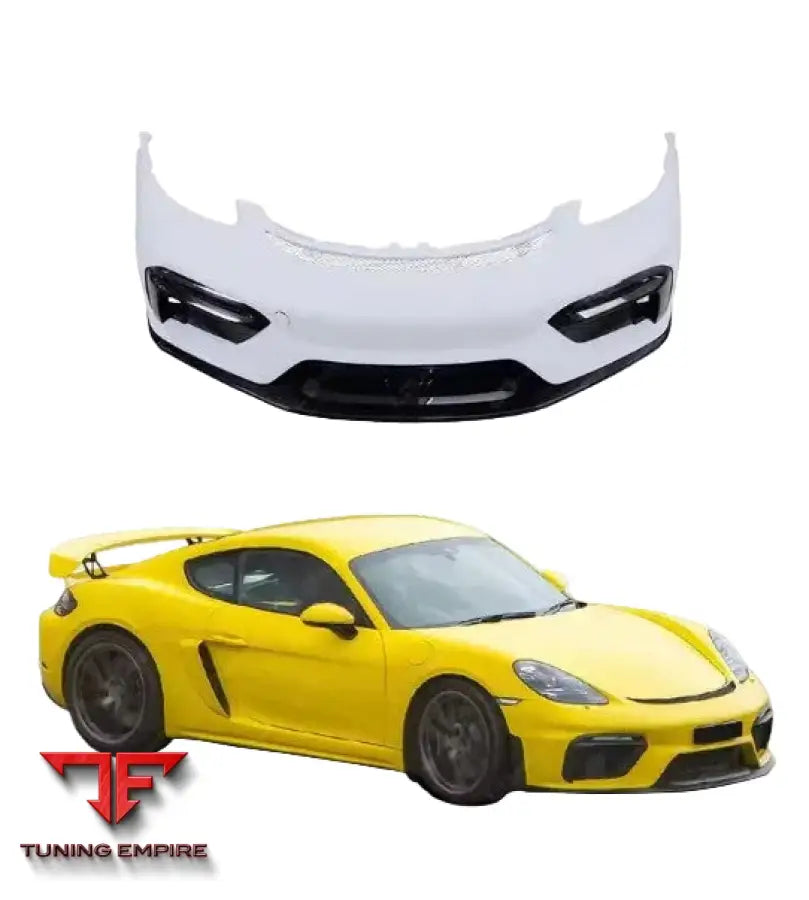 PORSCHE CAYMAN 718 GT4 CARBON FIBER FRONT BUMPER