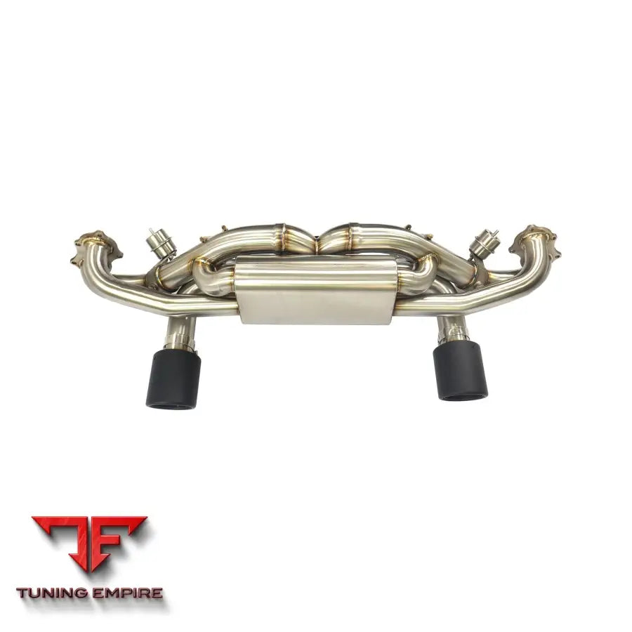 PORSCHE CAYMAN 718 GT4 CATBACK RAZOR EXHAUST WITH MUFFLER VALVE