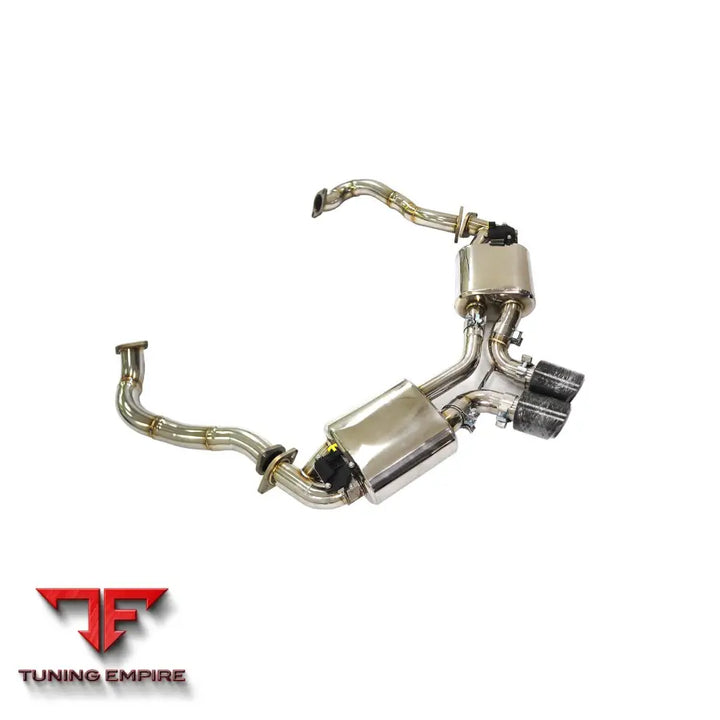 PORSCHE CAYMAN 981 3.4L VALVETRONIC STAINLESS STEEL RAZOR EXHAUST WITH MUFFLER VALVE