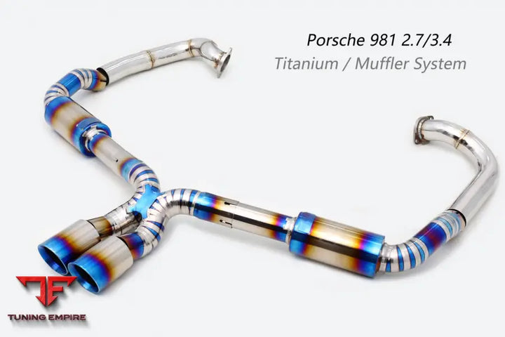 Porsche Cayman 981 Titanium Exhaust System