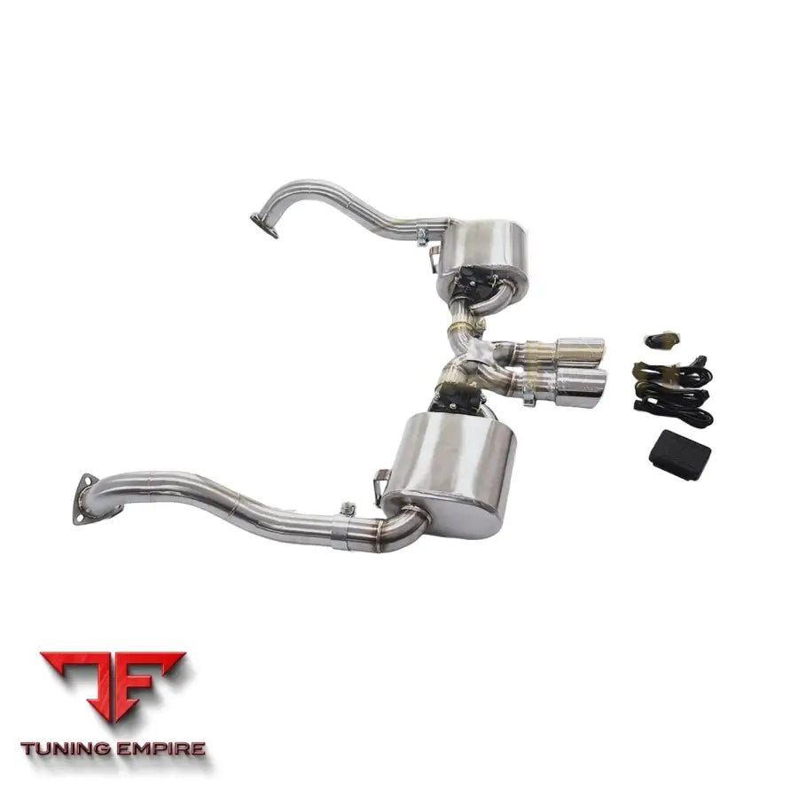 PORSCHE CAYMAN 987.2 3.4L STAINLESS STEEL CATBACK RAZOR EXHAUST WITH MUFFLER VALVE