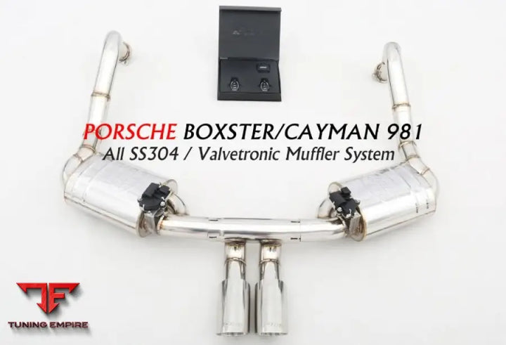 Porsche Cayman 987.2 All Ss304 Valvetronic Exhaust System