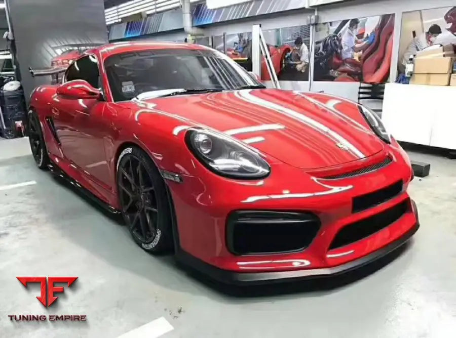PORSCHE CAYMAN 987.2 TO 981 GT4 STYLE CONVERSION BODY KIT