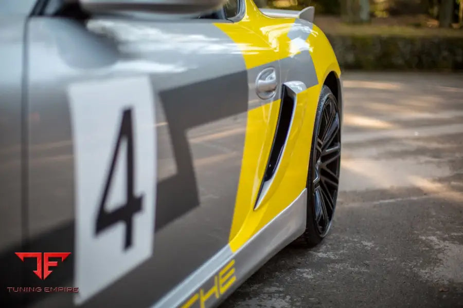 PORSCHE CAYMAN GT4 STYLE SIDE SCOOPS / VENTS