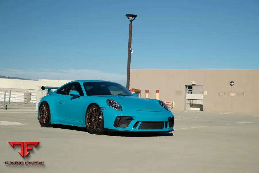 PORSCHE GT3 FORGED WHEELS AND EXHAUST SYSTEM