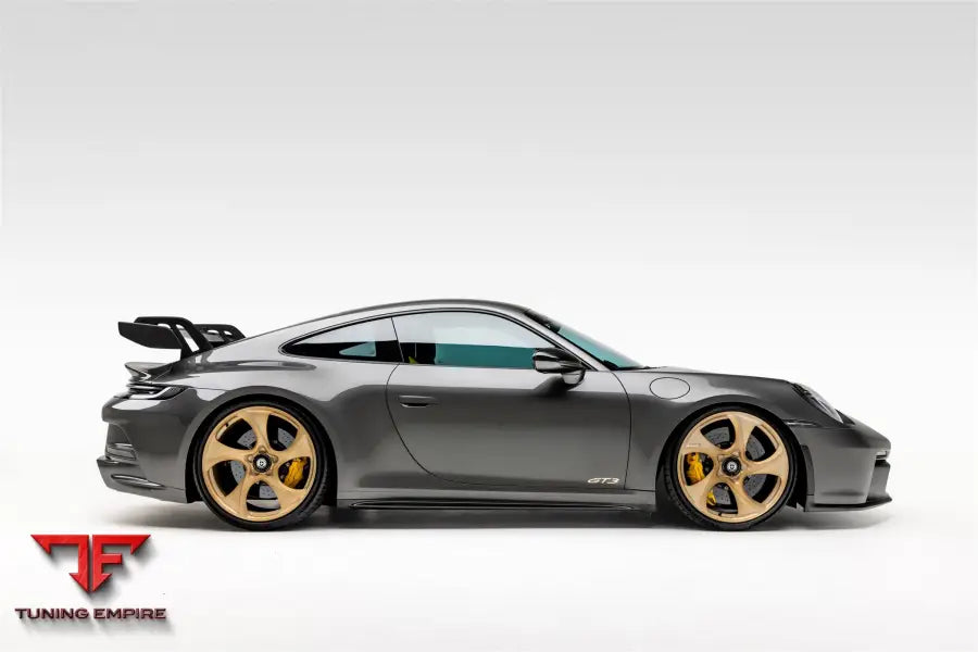 PORSCHE GT3 FORGED WHEELS AND EXHAUST SYSTEM