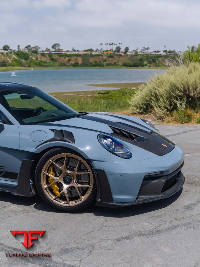 PORSCHE GT3RS FORGED WHEELS AND EXHAUST SYSTEM