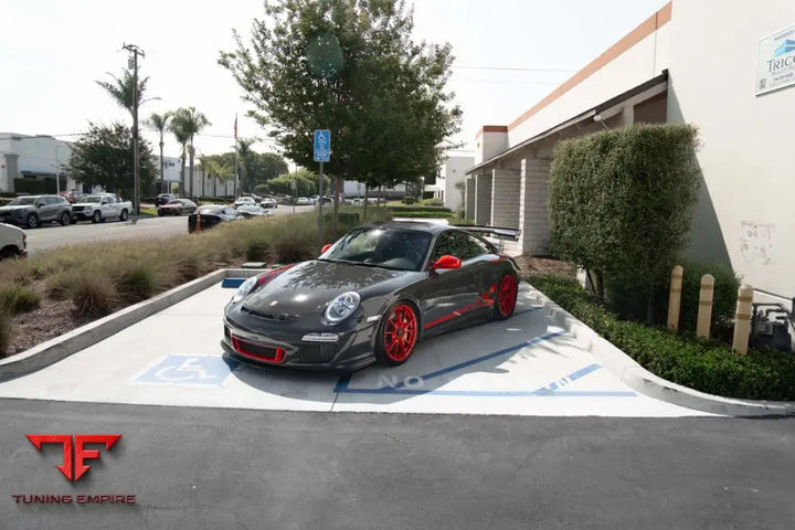 PORSCHE GT3RS FORGED WHEELS AND EXHAUST SYSTEM