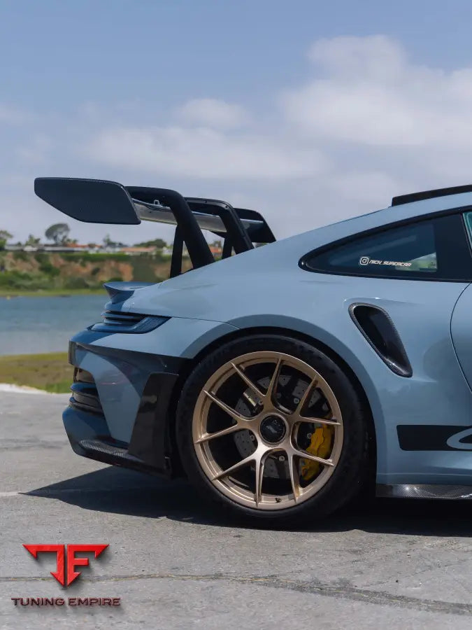 PORSCHE GT3RS FORGED WHEELS AND EXHAUST SYSTEM