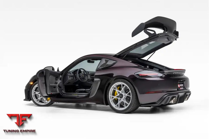 PORSCHE GT4RS FORGED WHEELS AND EXHAUST SYSTEM