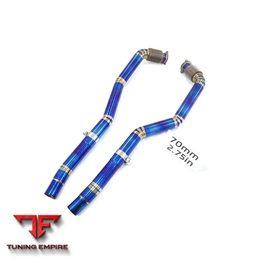 PORSCHE MACAN 3.0T TITANIUM RAZOR EXHAUST RESONANT TUBE FRONT PIPE