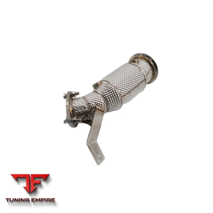 PORSCHE MACAN 95B 2.0T STAINLESS STEEL RAZOR EXHAUST DOWNPIPE WITH HEAT SHIELD
