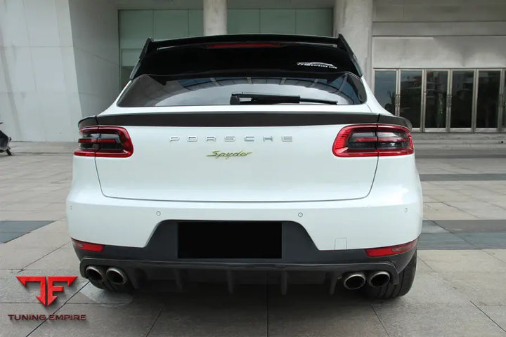 PORSCHE MACAN BS STYLE CARBON FIBER ROOF SPOILER BSD