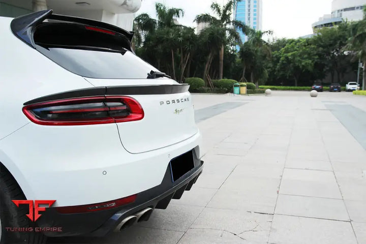 PORSCHE MACAN BS STYLE CARBON FIBER ROOF SPOILER BSD