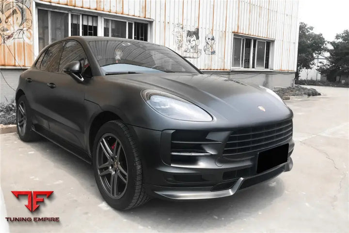 PORSCHE MACAN S TA STYLE CARBON FIBER FRONT LIP BSD