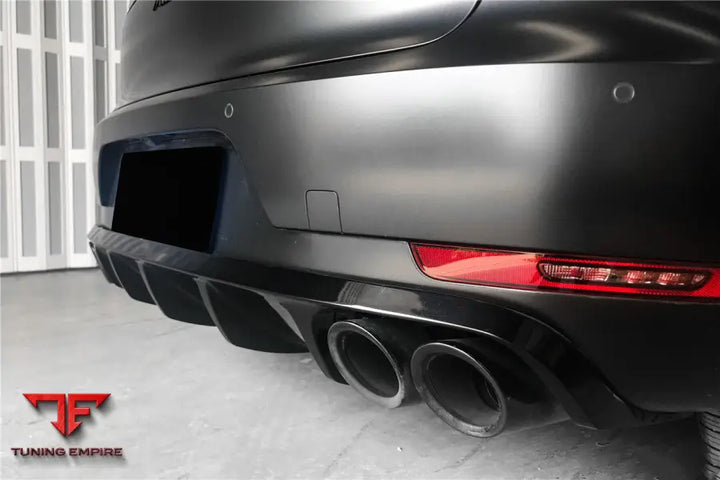 PORSCHE MACAN S TA STYLE CARBON FIBER REAR LIP BSD