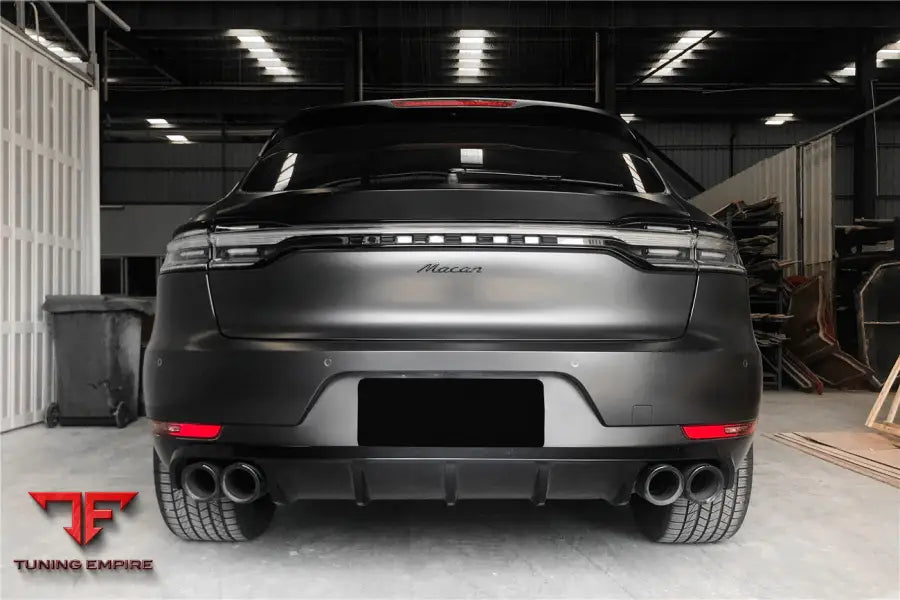 PORSCHE MACAN S TA STYLE CARBON FIBER REAR LIP BSD
