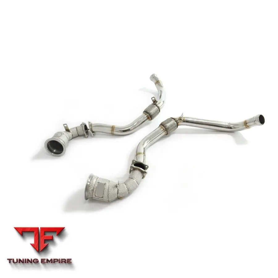 PORSCHE PANAMERA 971 2.9T STAINLESS STEEL RAZOR EXHAUST DOWNPIPE WITH HEAT SHIELD