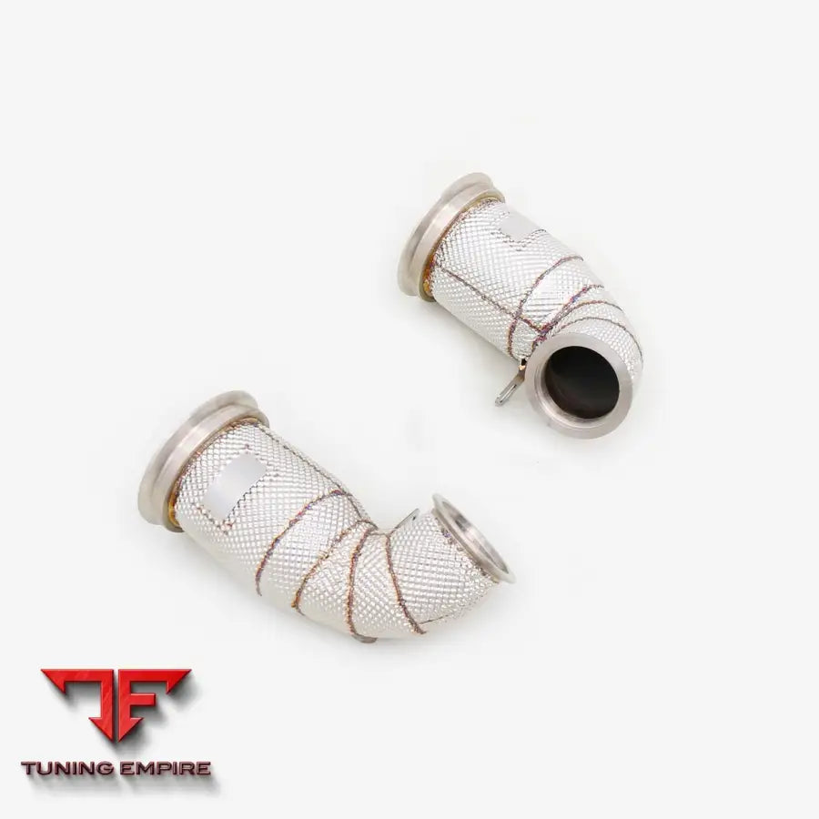 Porsche Panamera 971 4.0T All Ss304 Cat Downpipe With Heat Shield Exhaust System