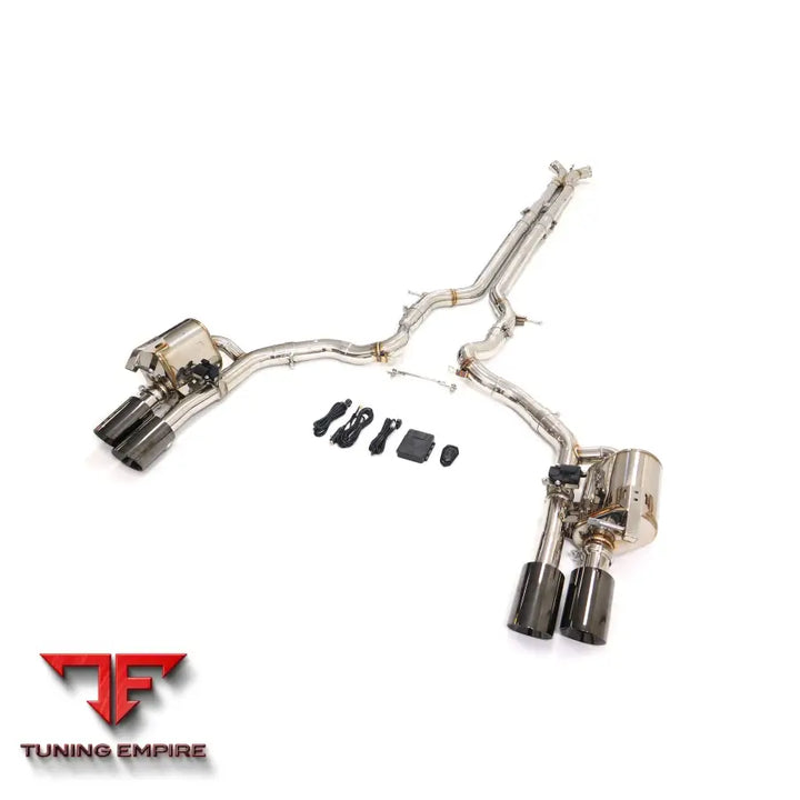 PORSCHE PANAMERA 971 TURBO S 4.0 STAINLESS STEEL CATBACK RAZOR EXHAUST WITH MUFFLER VALVE