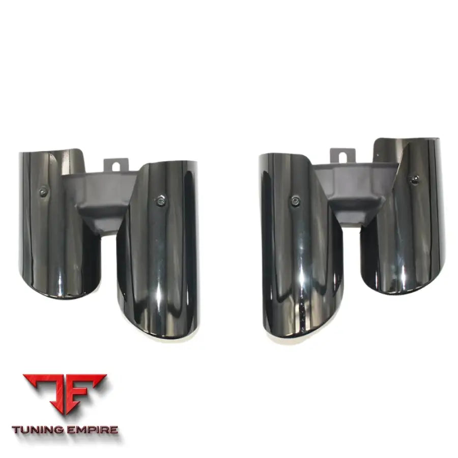 PORSCHE PANAMERA BLACK FOUR OUTLET NOZZLE EXHAUST 2010-2021